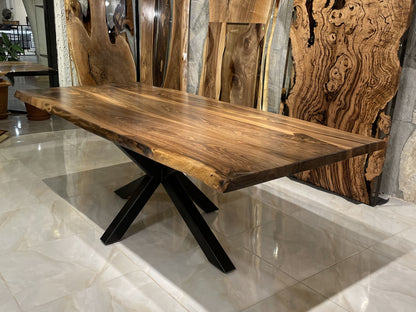 Live Edge Walnut Dining Table