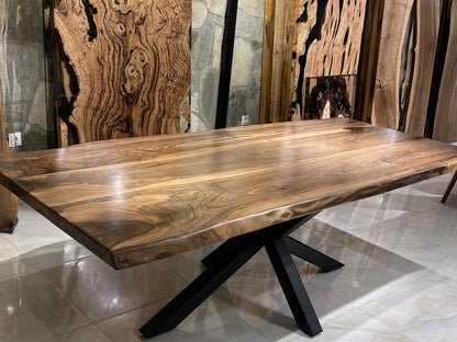 Live Edge Walnut Dining Table