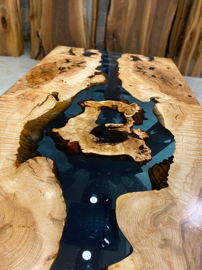 Custom Epoxy Dining Table Gul Natural