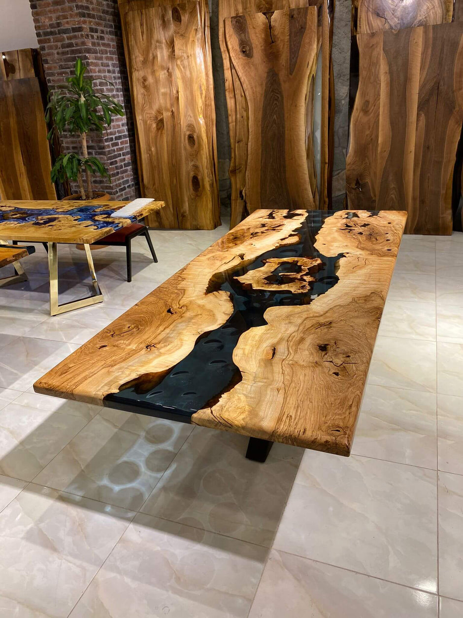 Live Edge & Epoxy Wooden Tables – Gul Natural