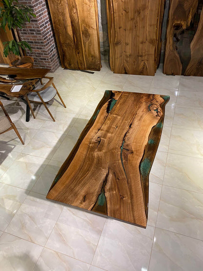 Custom Walnut Live Edge Dining Table Gul Natural